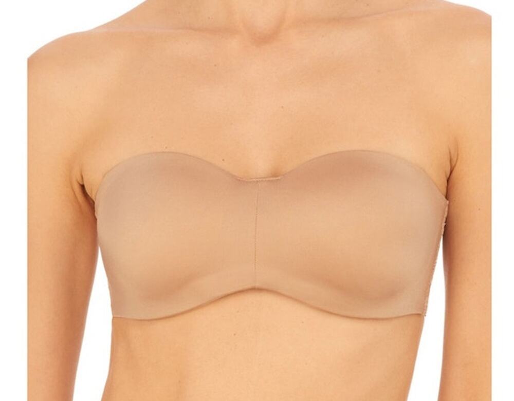 Natori Bra 729313 Adapt Bandeau Underwire tan 34D MISSING STRAPS